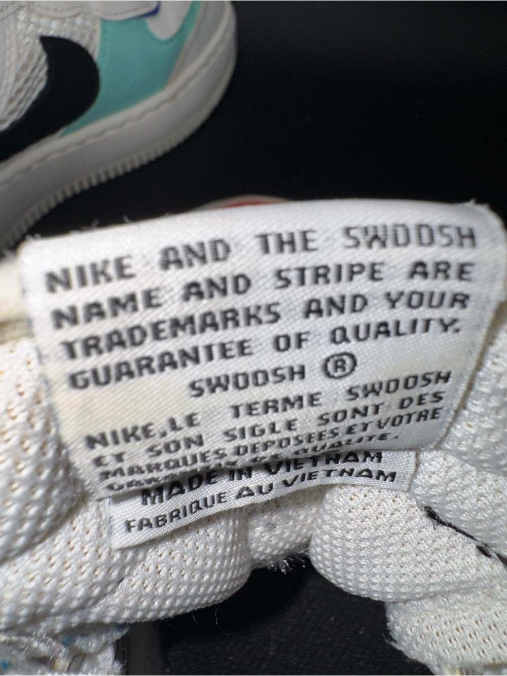 Nike Air Force 1 Shadow White Multi-Color Leather Sneakers Women’s 7 - Picture 13 of 17